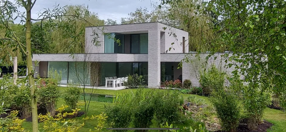 Moderne architectuur woning Aalter