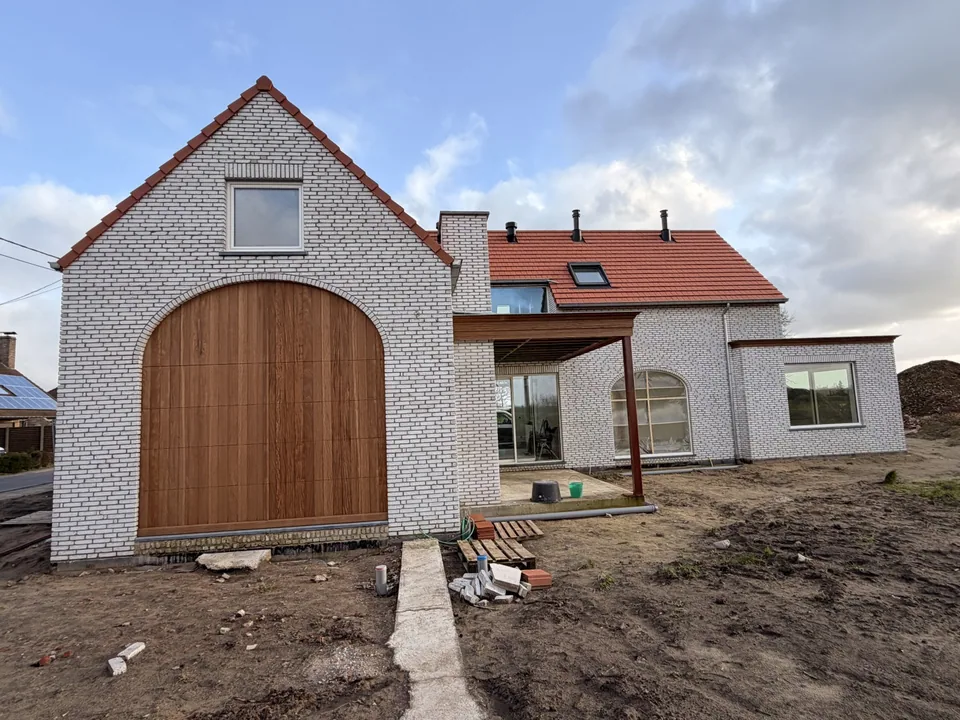 Voorgevel pastorie-woning in Beernem