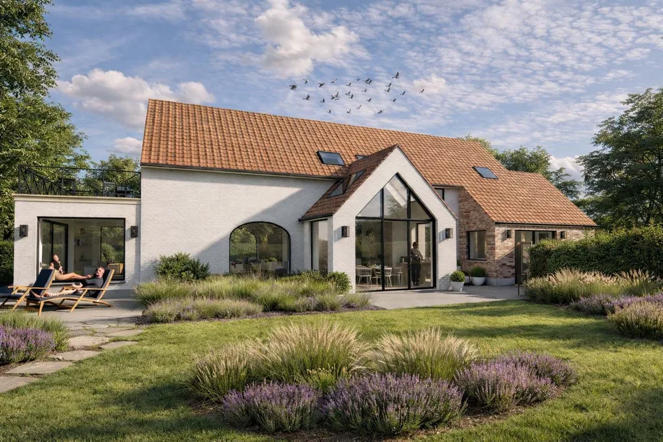 Pastorie-woning in Beernem ontworpen door J.A.N Plus Architecten
