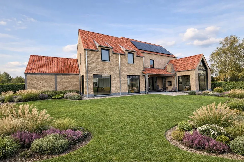 Klassieke nieuwbouwwoning Bredene pastoriestijl