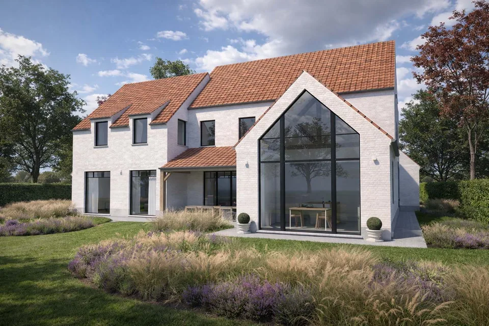 Klassieke nieuwbouwwoning Bredene pastoriestijl