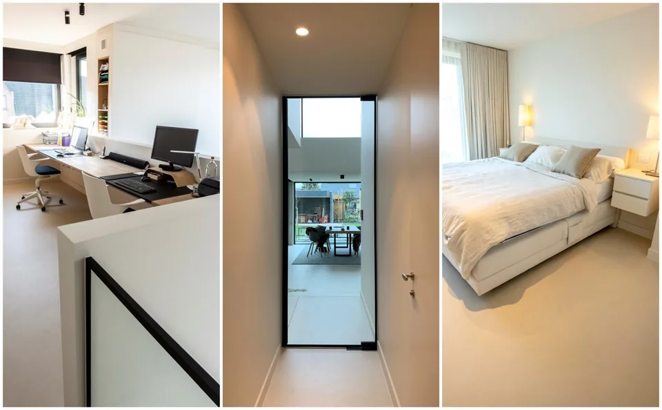 Interieur nieuwbouwwoning Brugge met veel licht