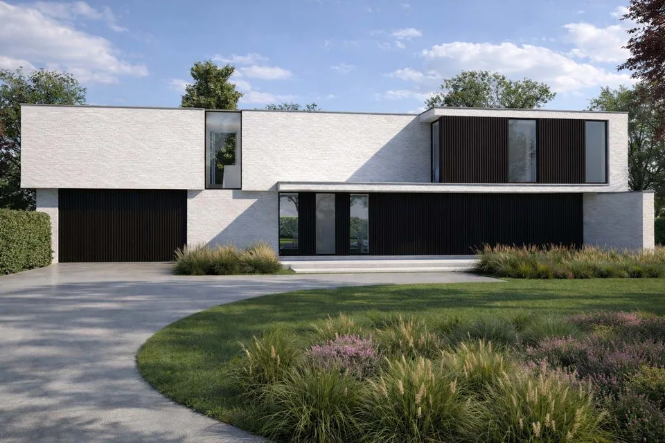 Moderne architectuur woning Brugge Sint-Kruis