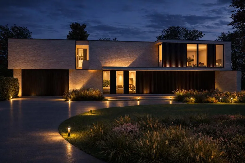 Nieuwbouwwoning met zwembad in Sint-Kruis Brugge – J.A.N Plus Architecten