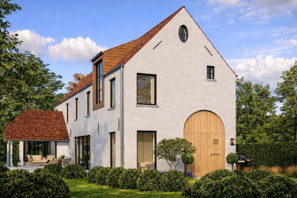 Moderne pastoriestijl woning in Sint-Kruis Brugge
