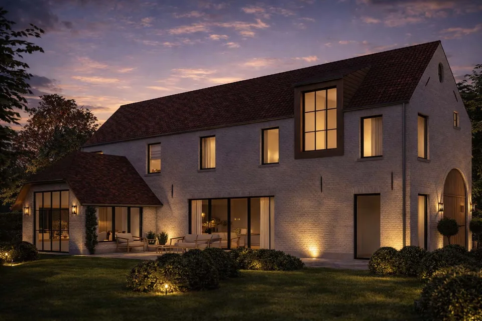 Moderne pastoriestijl woning in Sint-Kruis Brugge