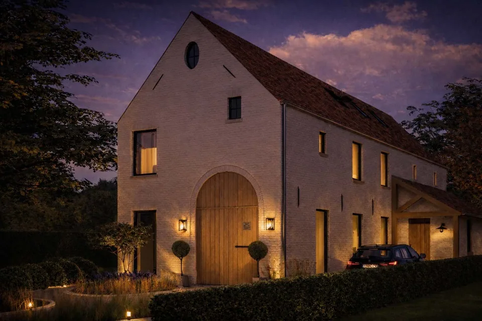 Moderne pastoriestijl woning in Sint-Kruis Brugge