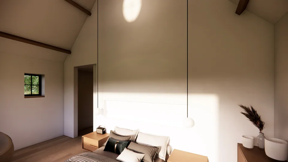 Interieur pastoriestijl woning Sint-Kruis