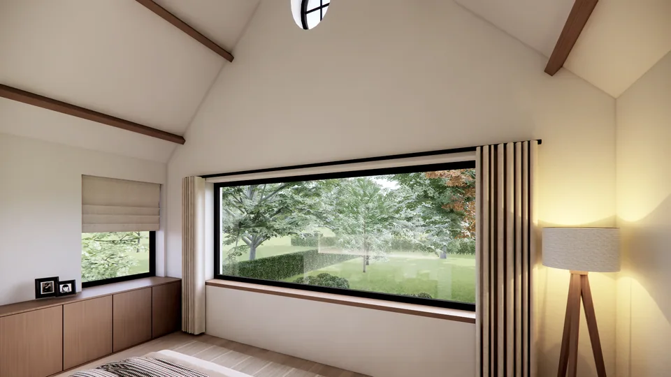 Interieur pastoriestijl woning Sint-Kruis