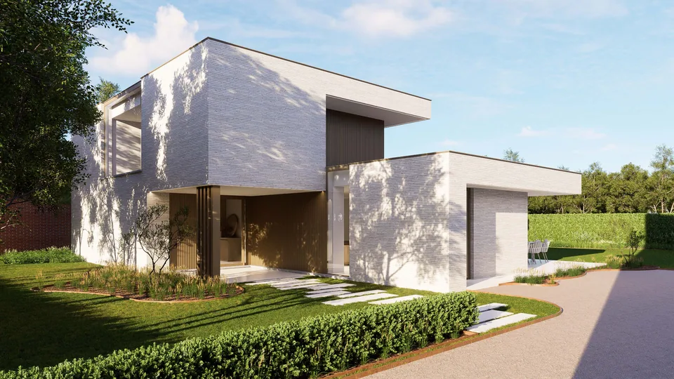Nieuwbouwwoning in Assebroek (Brugge) door J.A.N Plus Architecten