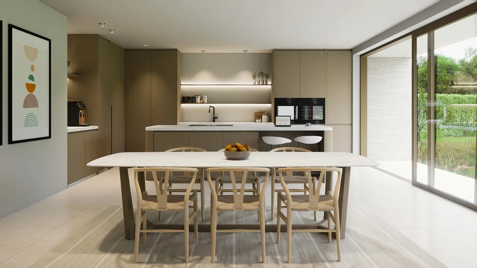 Interieur nieuwbouwwoning Assebroek – veel licht