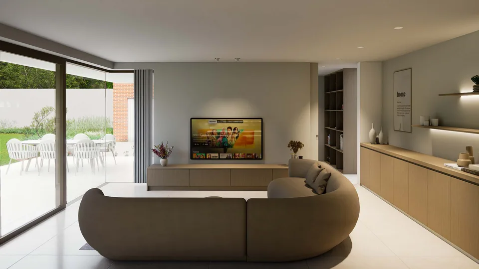 Interieur nieuwbouwwoning Assebroek – veel licht