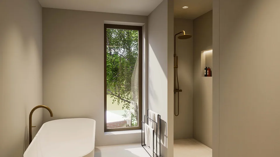 Interieur nieuwbouwwoning Assebroek – veel licht