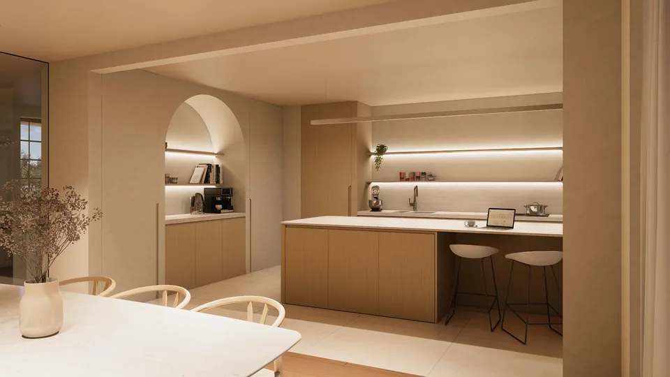 Interieur nieuwbouwwoning Moerkerke Damme