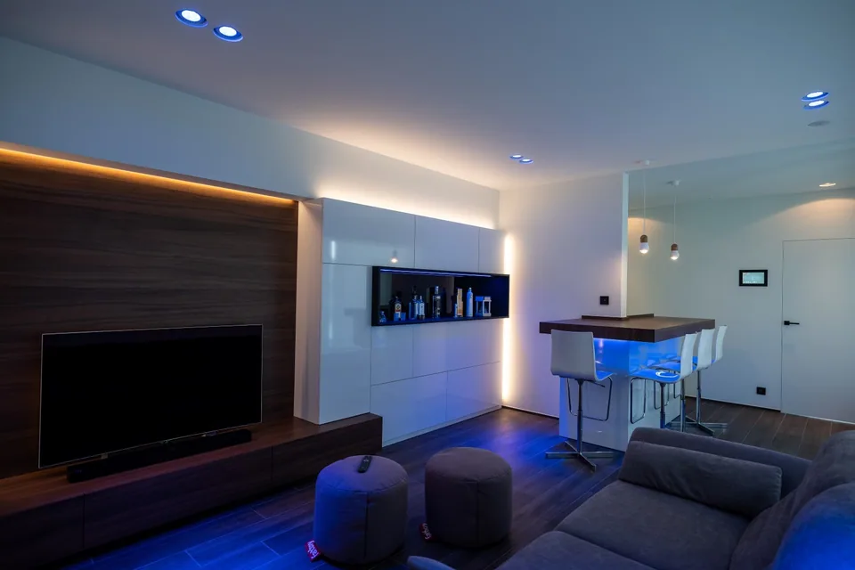 Interieur nieuwbouw woning De Haan met veel licht