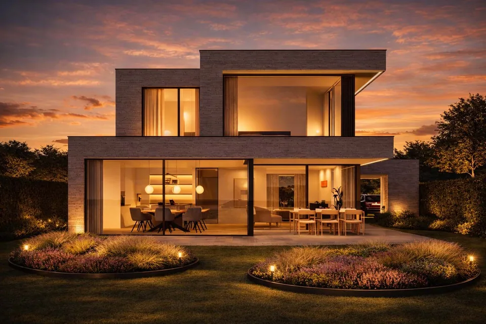 Nieuwbouwwoning in Dentergem door J.A.N Plus Architecten