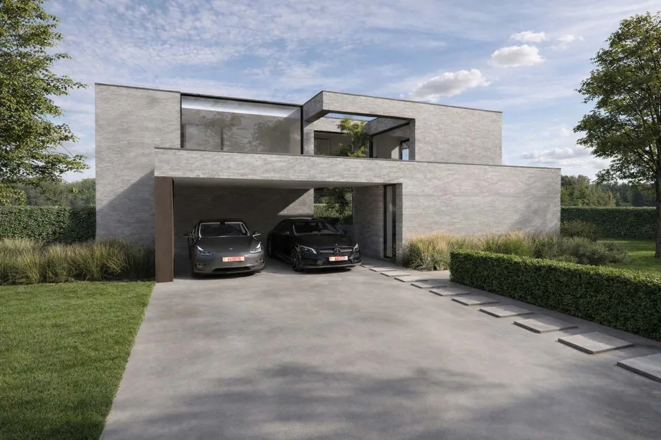 Nieuwbouwwoning met zwembad in Gent – J.A.N Plus Architecten