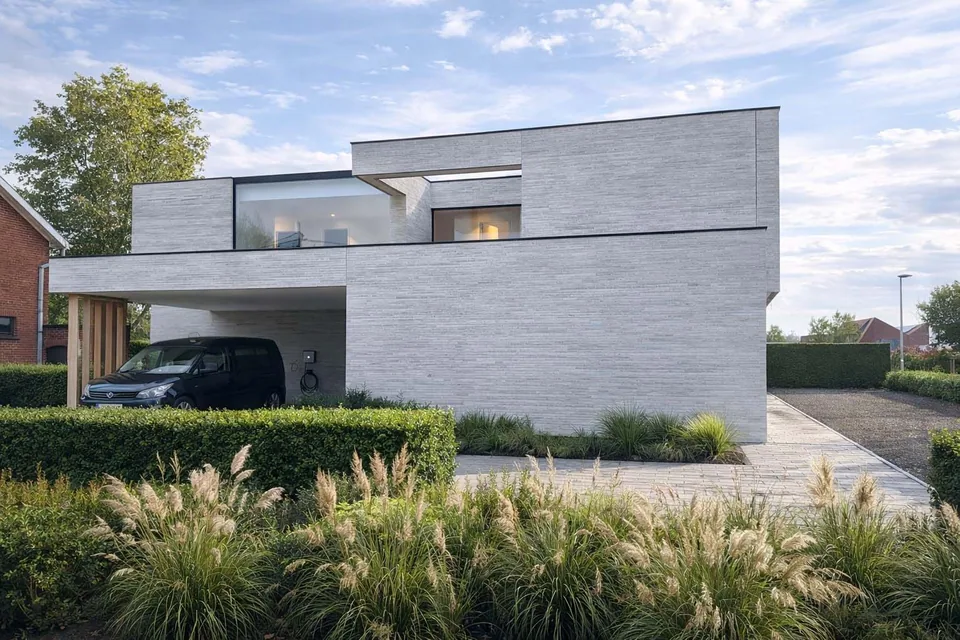Moderne architectuur woning Gent