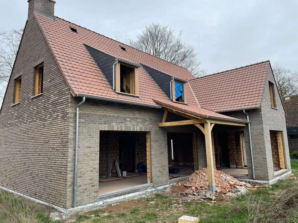 Landelijke nieuwbouwwoning in Gistel door J.A.N Plus Architecten