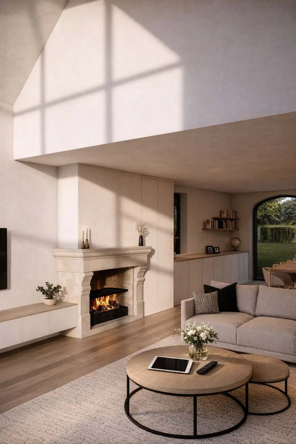 Interieur nieuwbouwwoning Zerkegem – veel licht