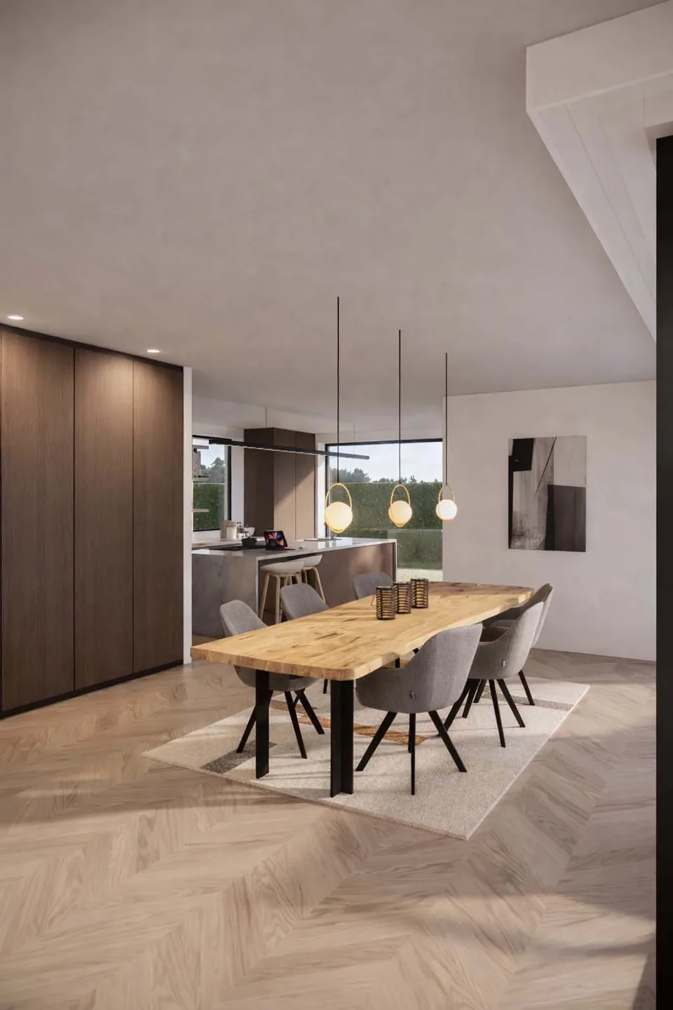 Interieur nieuwbouwwoning Knokke-Heist – veel licht