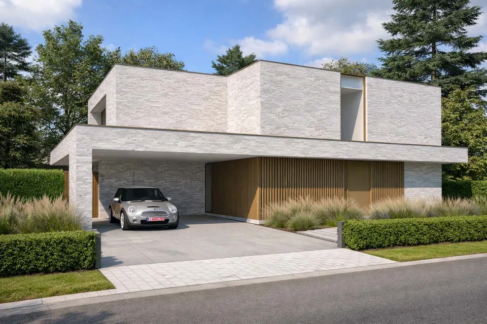 Nieuwbouwwoning in Oostkamp – J.A.N Plus Architecten