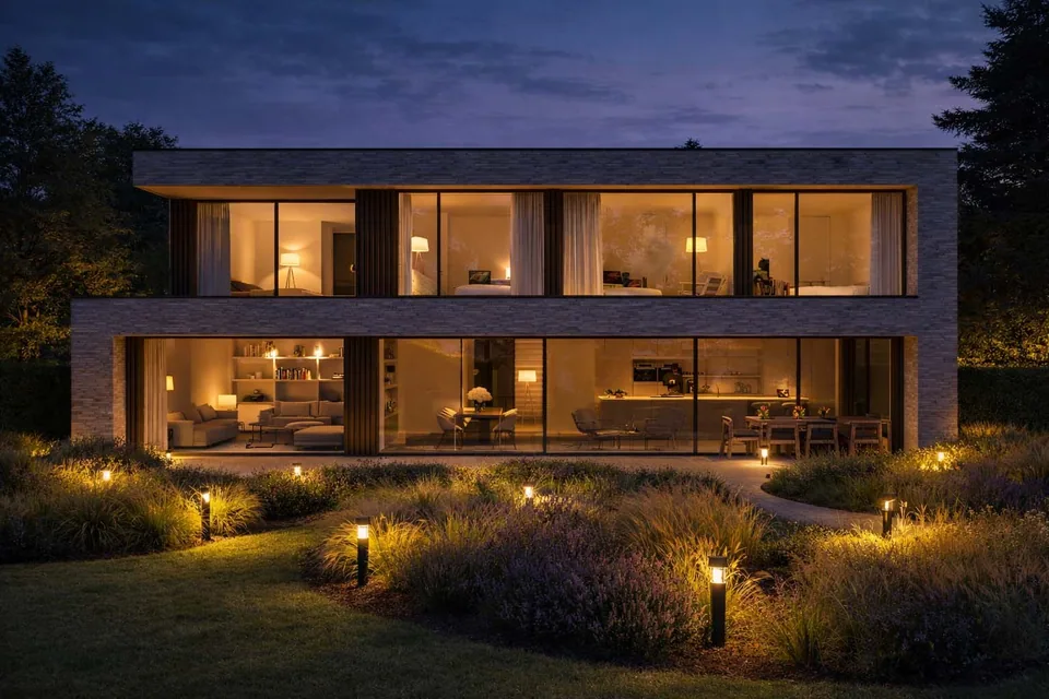 Achtergevel nieuwbouwwoning in Oostkamp – J.A.N Plus Architecten