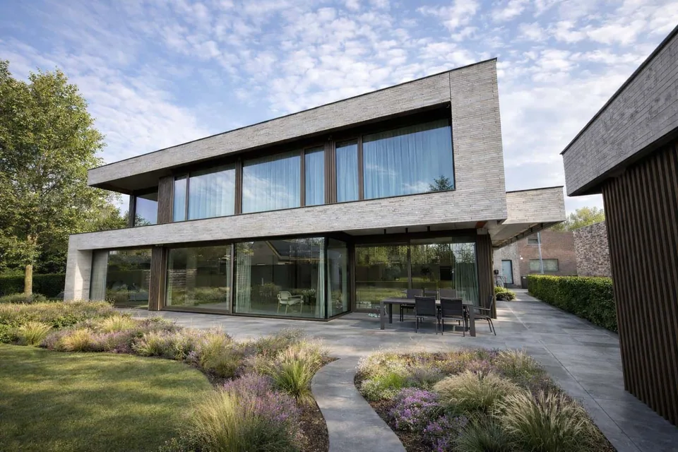 Moderne architectuur woning Oostkamp