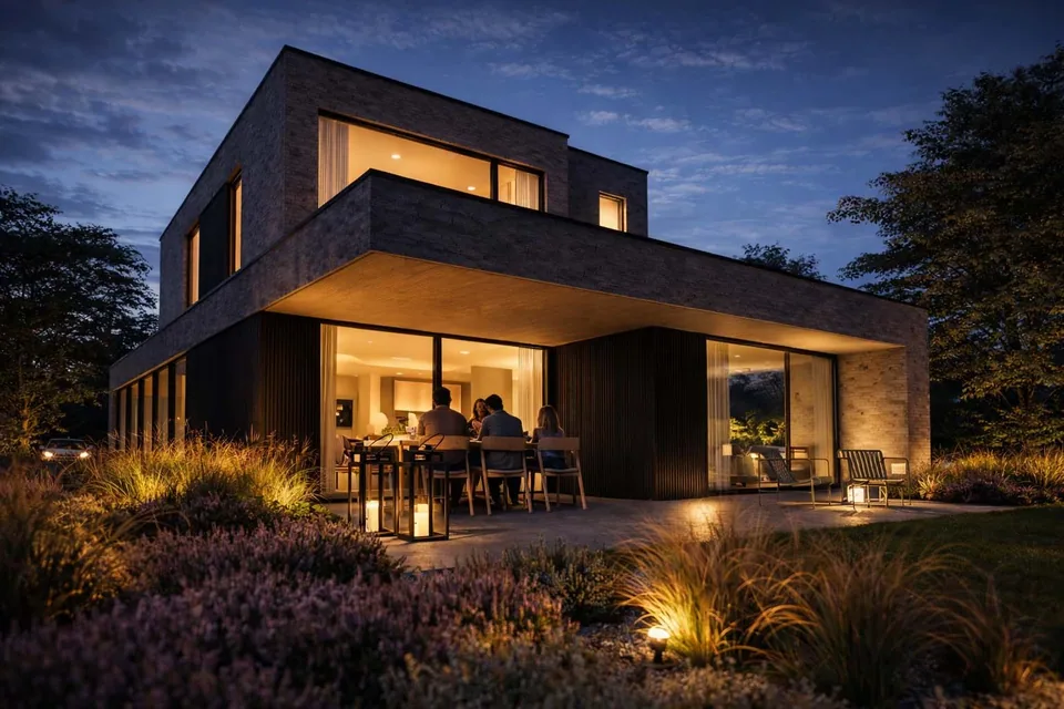 Nieuwbouwwoning in Oostkamp door J.A.N Plus Architecten