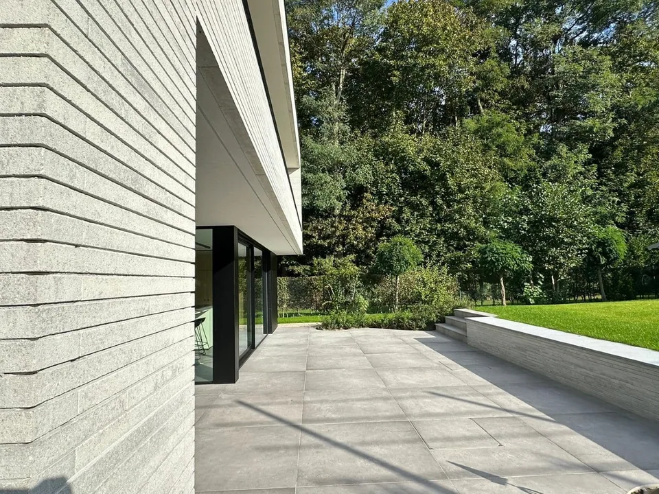 Detail architectuur nieuwbouwproject Roeselare