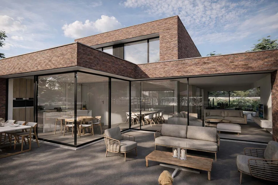 Nieuwbouwwoning in Tielt door J.A.N Plus Architecten