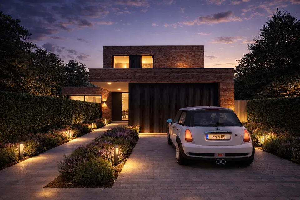 Moderne architectuur woning Tielt