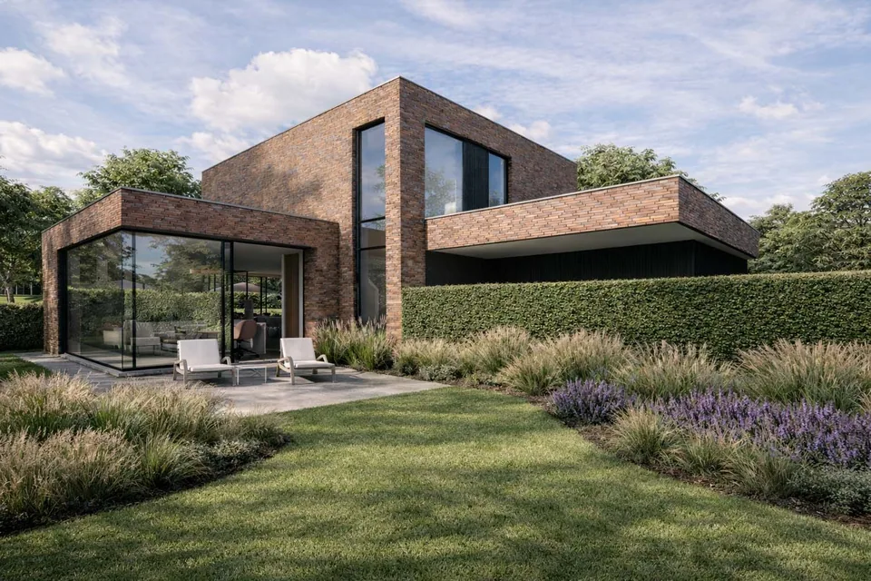 Moderne architectuur woning Tielt