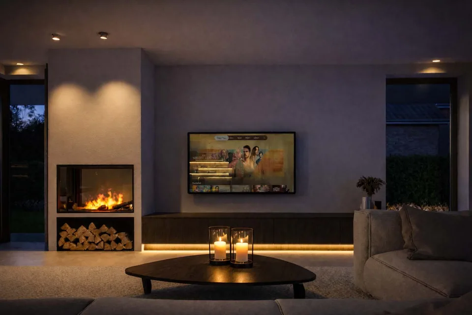 Interieur van nieuwbouwwoning in Zwalm