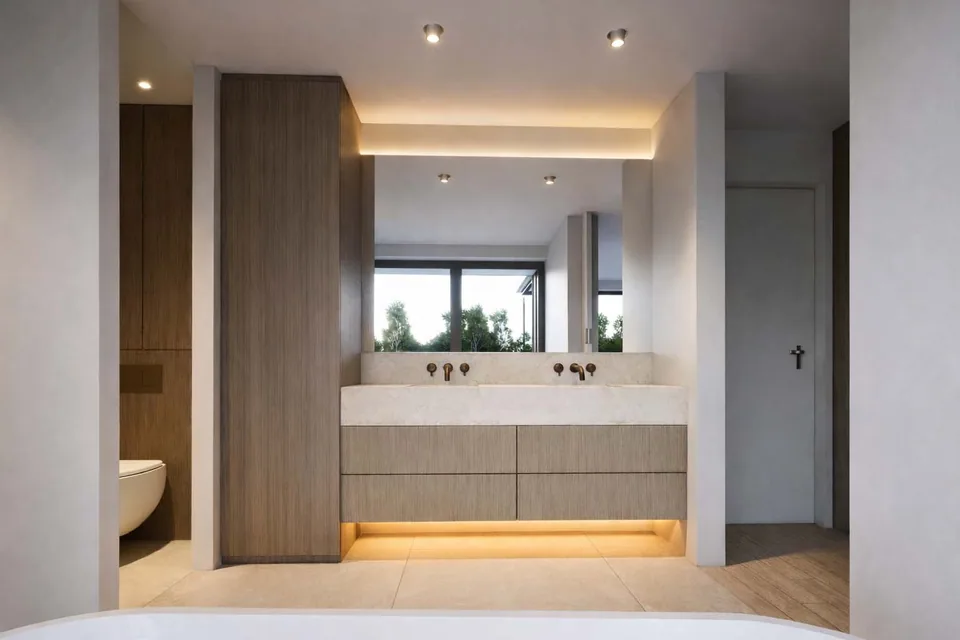 Detail nieuwbouw Zwalm – architectuur en licht