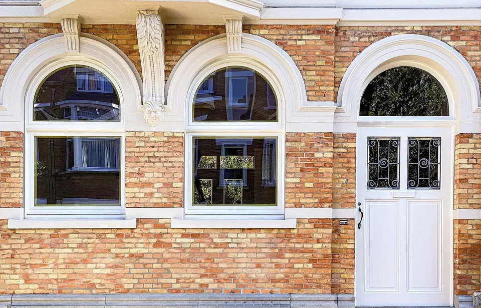 Detail architectuurverbouwing Brugse binnenstad