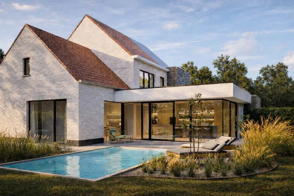 Achtergevel renovatieproject in Koolkerke