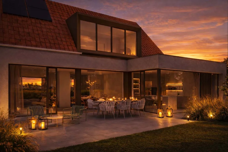 Achtergevel woningverbouwing De Haan aan de kust