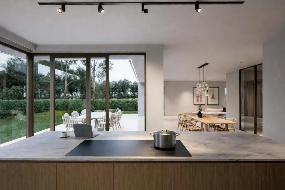 Interieur na verbouwing in De Haan – hedendaags wooncomfort