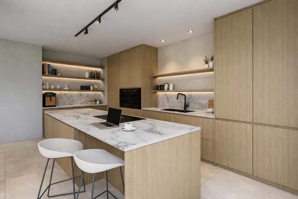 Detail verbouwingsproject in De Haan – architectuur en licht