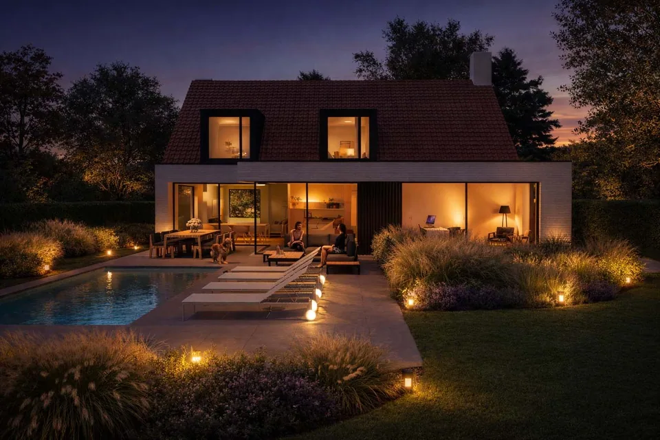 Moderne renovatie woning Oostkamp