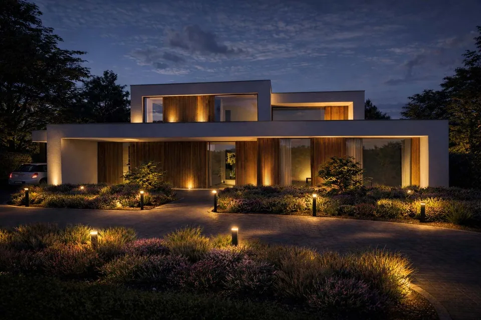 Moderne verbouwing woning in Oostkamp met zwembad door J.A.N Plus Architecten