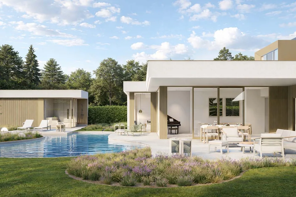 Renovatie woning in Varsenare met zwembad door J.A.N Plus Architecten